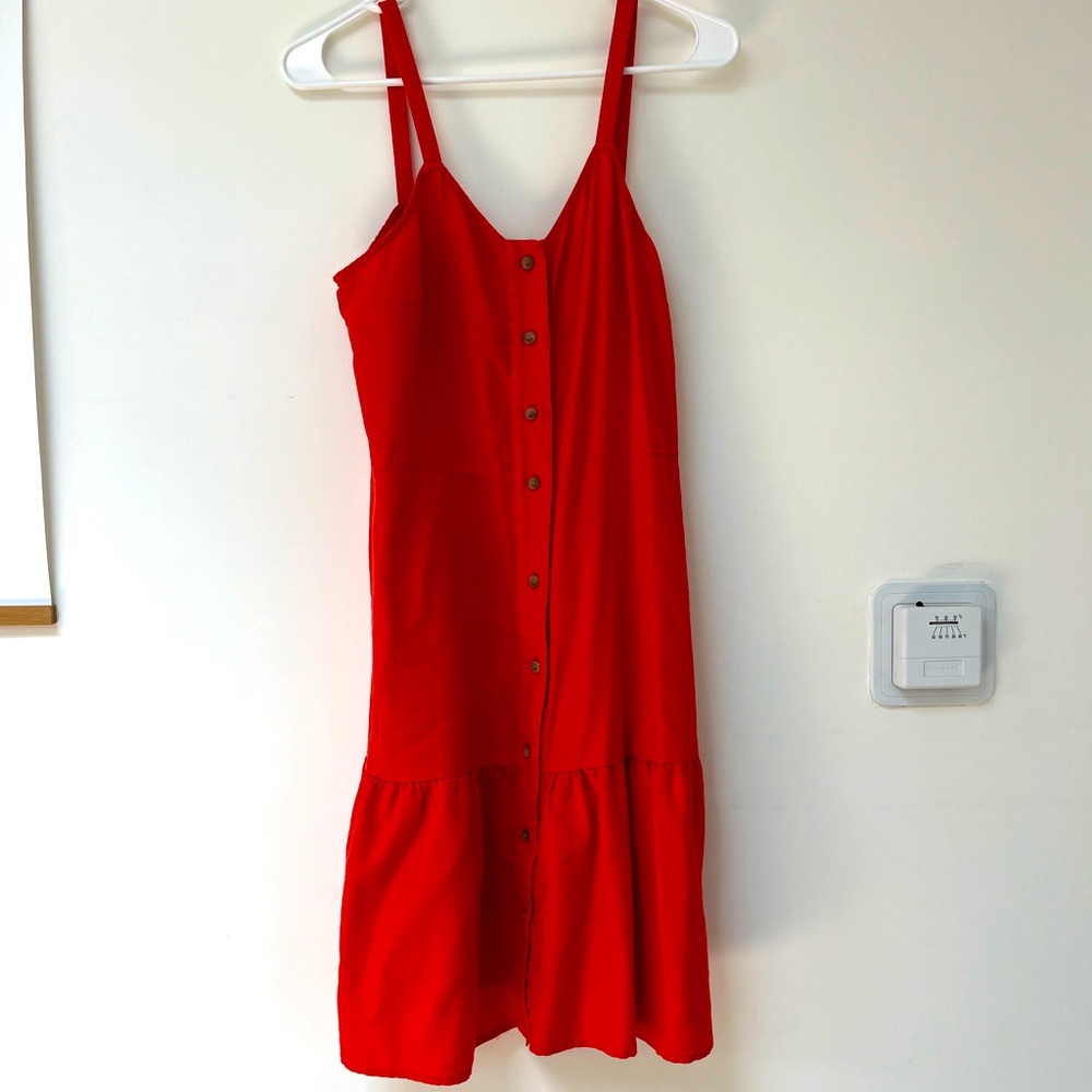 Medium red/orange LOFT dress